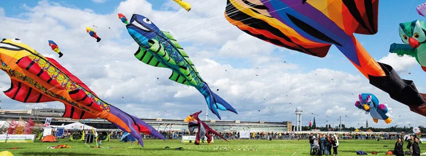 17. September 2022: 9. Festival der Riesendrachen auf dem Tempelhofer Feld
